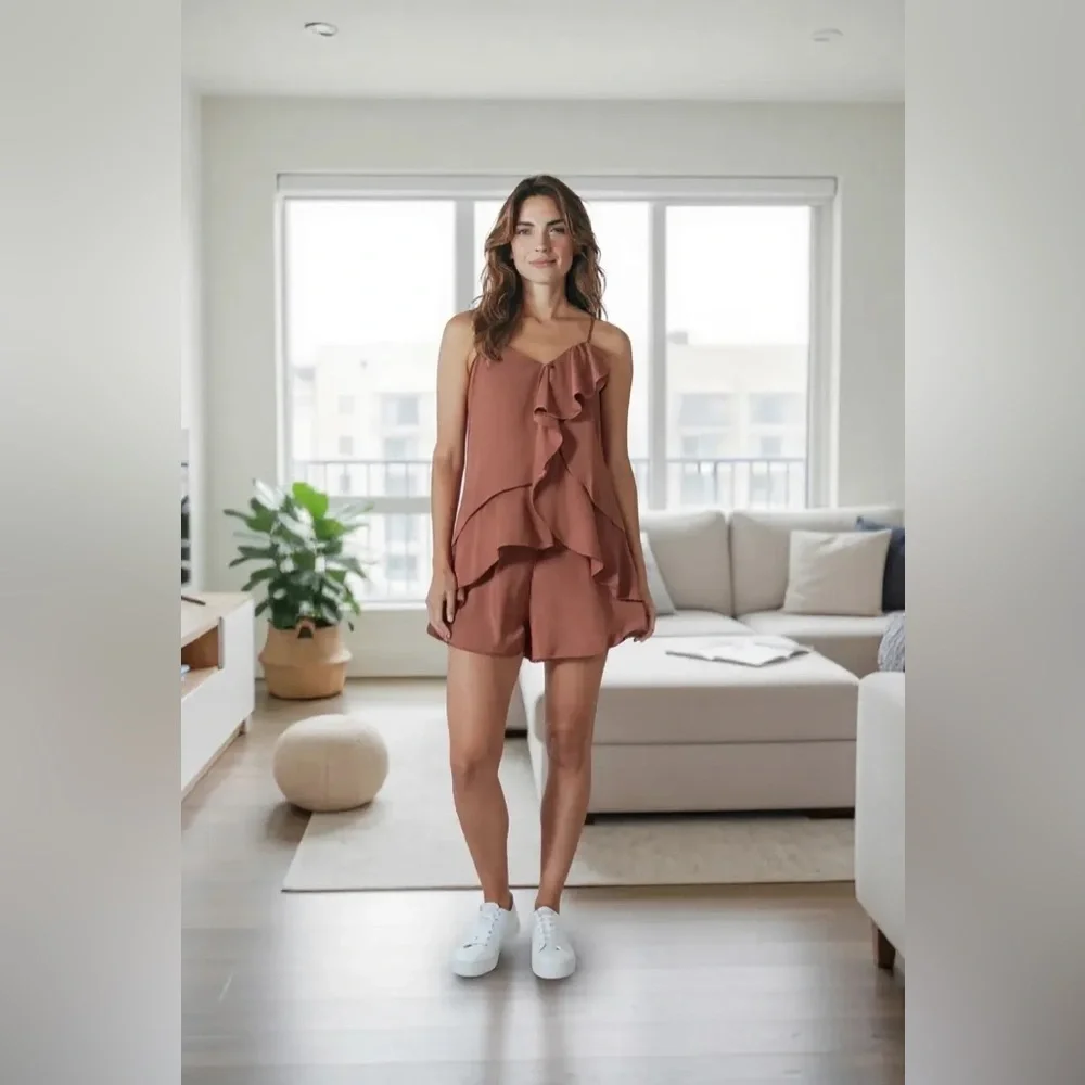 Dress Forum Copper Satin Slip Dress - Picture 12 of 12